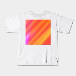 YELLOW RED PINK ABSTRACT TEXTURE Kids T-Shirt